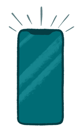 同一幅肖像，另有多个代表旁白功能的插画符号浮现。