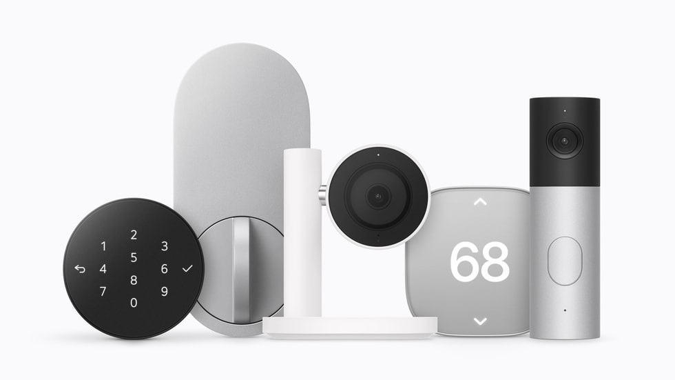 Apple Home Collection, uma linha completa de câmeras, termostatos e fechadura para casa inteligente.