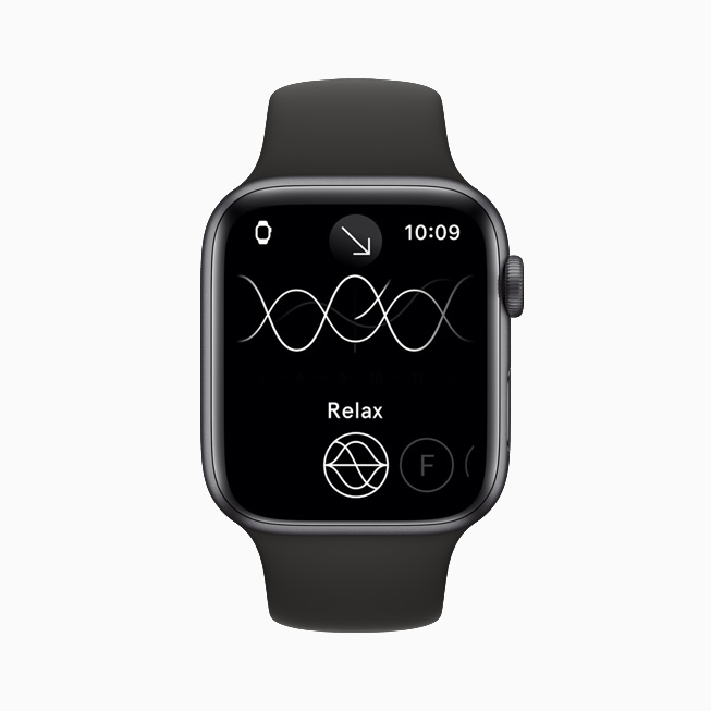 La app Endel en modo Relax en el Apple Watch Series 6.