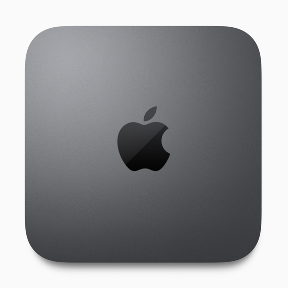 El nuevo Mac mini en gris espacial.