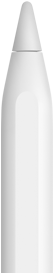 Apple Pencil’ın ucu gösteriliyor