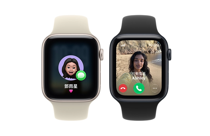 Apple Watch SE 3 的螢幕顯示通訊功能