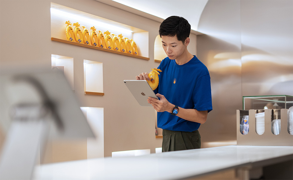 iPad 使跨店庫存管理變得輕鬆、準確又簡化。