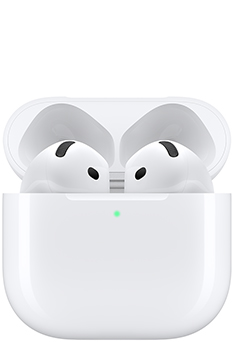 Θήκη φόρτισης με AirPods 5 στο εσωτερικό