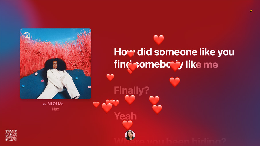 Image of Apple Music and lyrics for All of me by the artist Nao