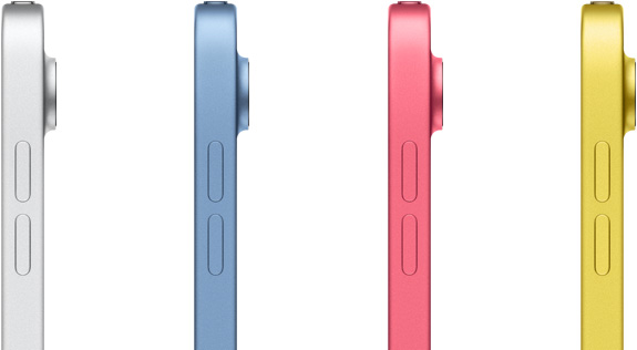 iPad in four different colors