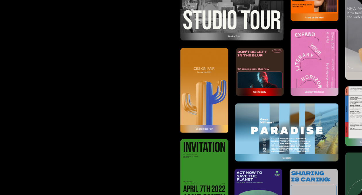 Pixelmator Pro의 기능을 보여주는 다양한 사진 및 일러스트레이션